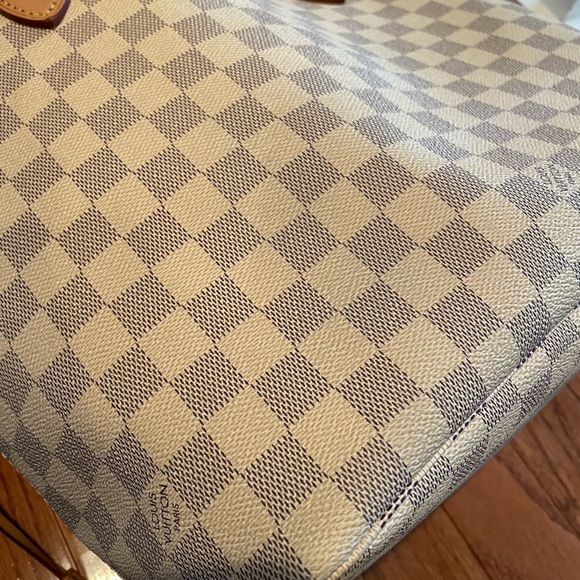 Louis Vuitton Neverfull MM. Damier Azur / Rose Ballerine. - Picture 5 of 5